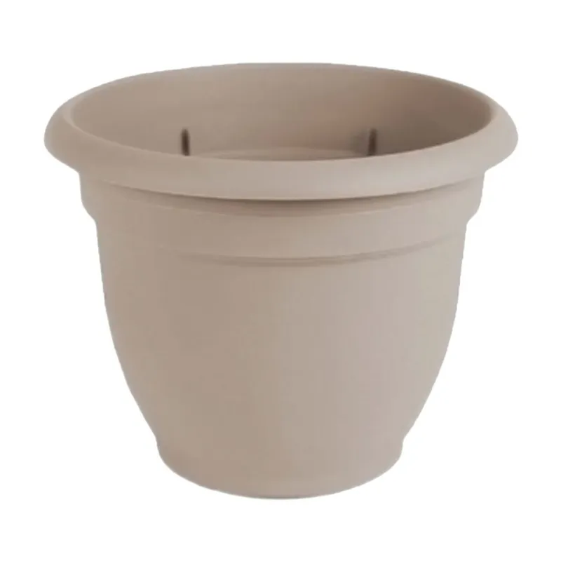 Ariana Self Watering Planter, Plastic, Pebble Stone, 10-In.
