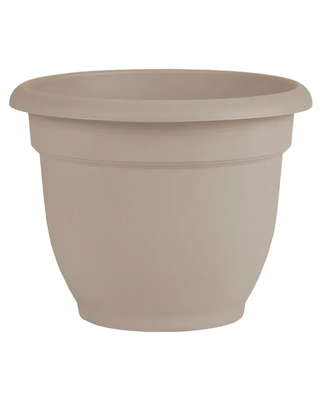 Ariana Self Watering Planter 16.8 In. H X 20 In. D Pebble Stone