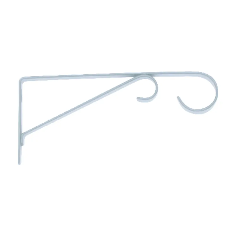 Panacea White Steel 9 In. H Straight W/Loop Plant Hook 1 Pk