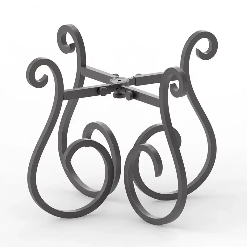 Gardien Black Steel Plant Stand, 75 Lb Capacity, Indoor And Outdoor Use