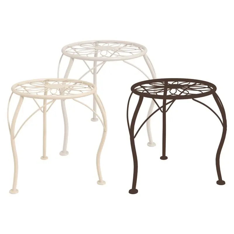 Classic Home & Garden 13.3 Inch Multi-colored Cast Iron Plant Stand