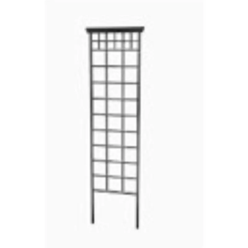 78‑Inch Black Steel Garden Trellis – Heavy‑Duty Outdoor Plant Support
