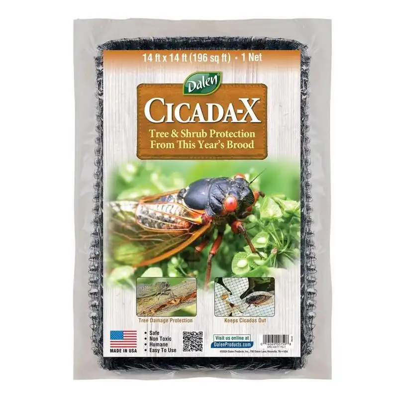 Dalen 14×14 Ft Black Polypropylene Cicada Netting – 1 Pack