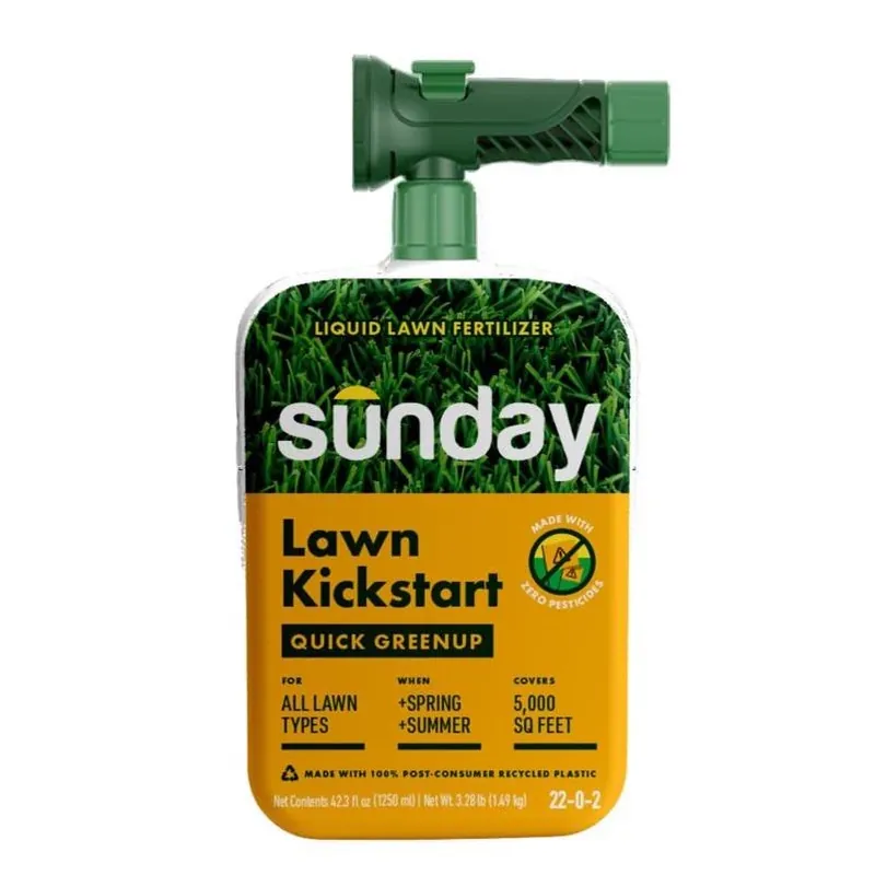 Sunday Lawn Kickstart Liquid All‑Purpose Fertilizer – 22‑0‑2 NPK, Phosphorus‑Free, Covers Up To 5,000 sq ft