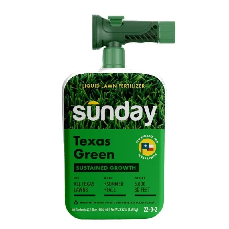 Sunday Texas Green All‑Purpose Lawn Fertilizer – 5,000 sq ft Coverage For All Grass Types