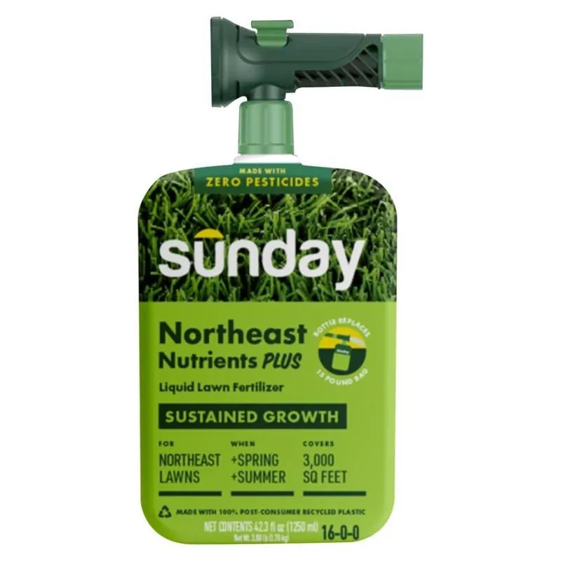Sunday 16‑0‑0 All‑Purpose Liquid Lawn Fertilizer – 3000 sq ft Coverage