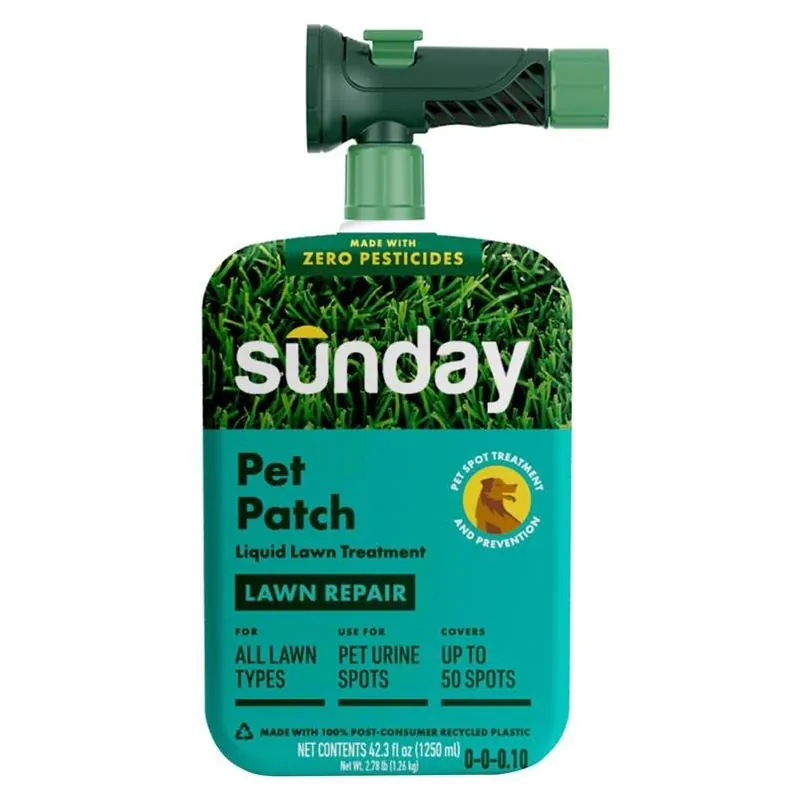 Sunday Pet Patch All‑Purpose Liquid Lawn Fertilizer – 42 oz, Covers Up To 2,500 ft²