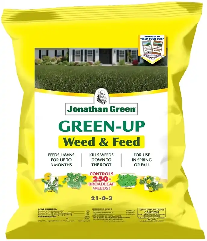 Veri-Green Weed & Feed Lawn Fertilizer, 5,000 Sq. Ft. Coverage