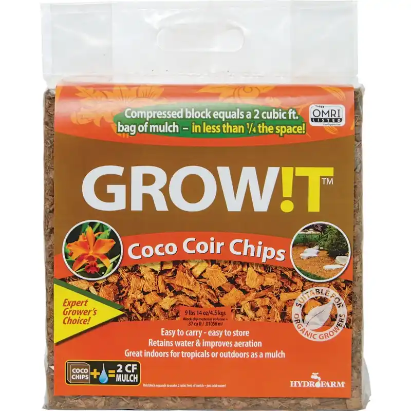 Coco Coir Planting Chips, Organic, 9.15-Lbs.