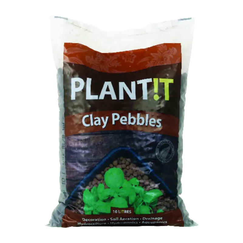 Brown Clay Pebbles 0.35 Cubic Feet 10 Liters For Hydroponics