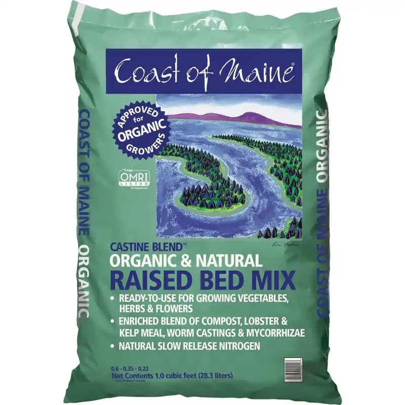 Castine Blend Organic & Natural Raised Bed Mix, 1 Cu. Ft.