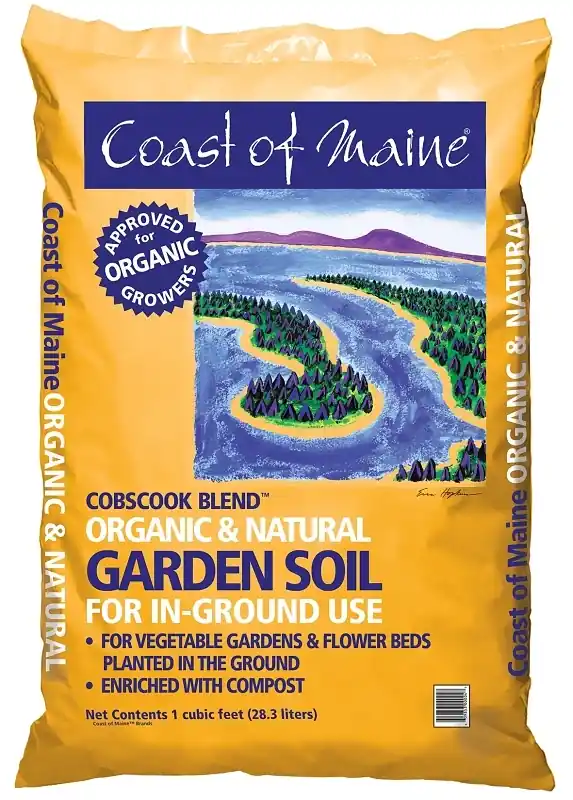 Cobscook Organic & Natural Garden Soil, 1 Cu. Ft.