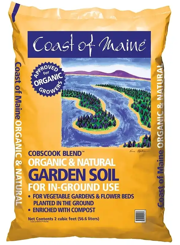 Cobscook Blend Organic Garden Soil, 2 Cubic Feet Bag, Model Co2000