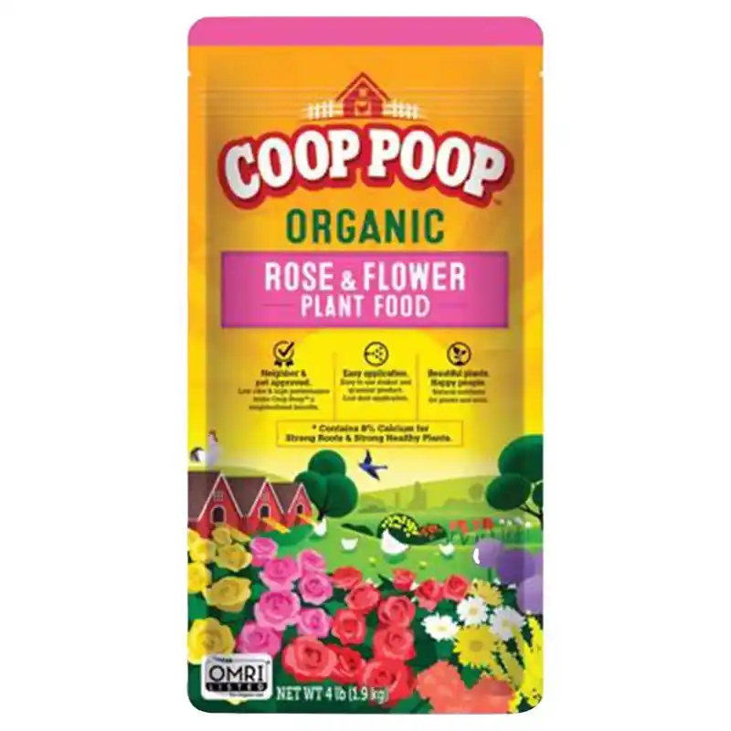 Organic Soil Rose Plant Food 4 Lb - Premium Fertilizer For Flowering Plants