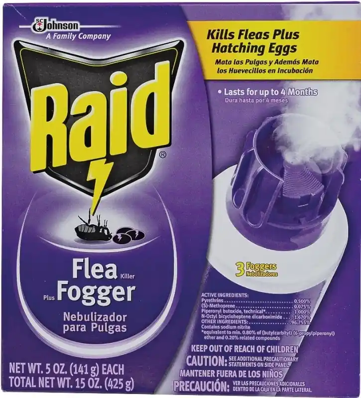 Raid Sc Johnson Flea Killer Fog 15 Oz