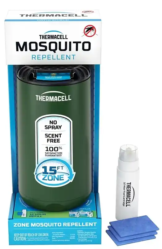Patio Shield 12 Hour Mosquito Repeller, Forest Green, Model Ps1forest