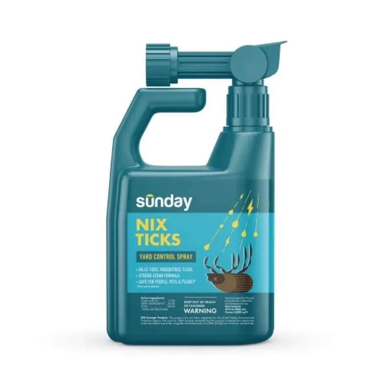 Sunday Organic Tick Repellent Liquid – 32 oz Cedar & Lemongrass Formula