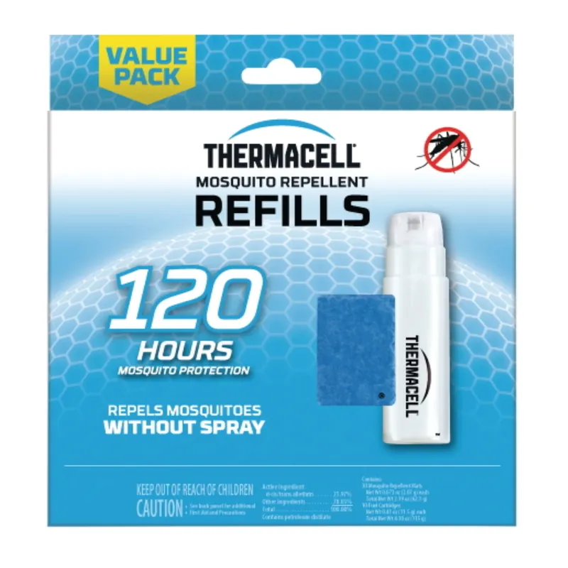 Thermacell Fuel-ZoneGuard Insect Repellent For Mosquitoes 120-Hr Refill Pk