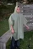 Broadway 60130 Olive 50x80 Men‘s Vinyl Rain Poncho
