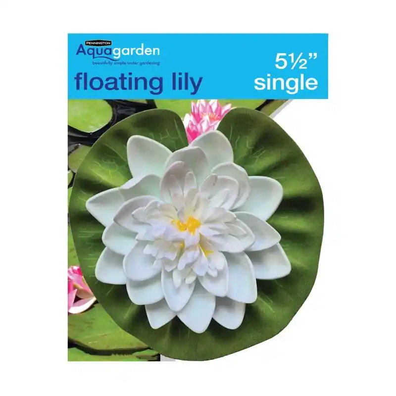 Pennington Aquagarden 5.5 Inch Floating Lily Pad Pond Accessory