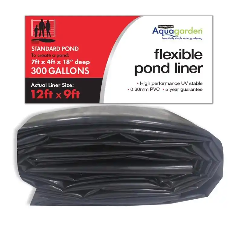 Pennington Aquagarden 12 Foot Heavy Duty Black Pond Liner