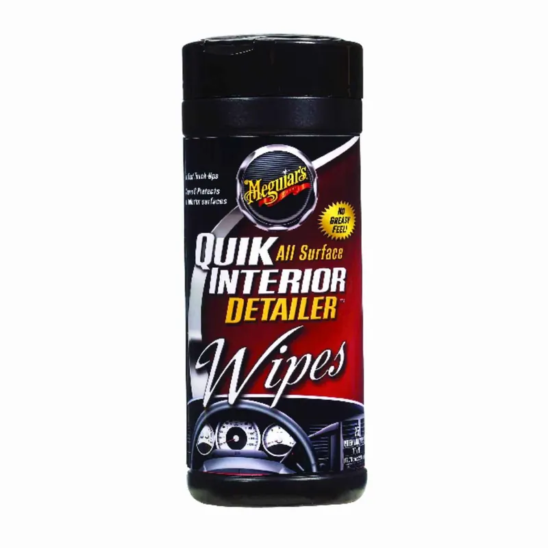 Meguiar‘s Quik Interior Detailer Multi-Surface Cleaner Wipes 30 Ct