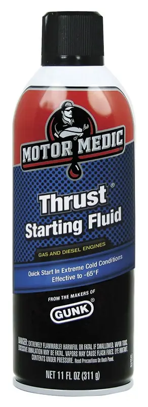 Thrust High-Temperature Starting Fluid, 11 Oz.