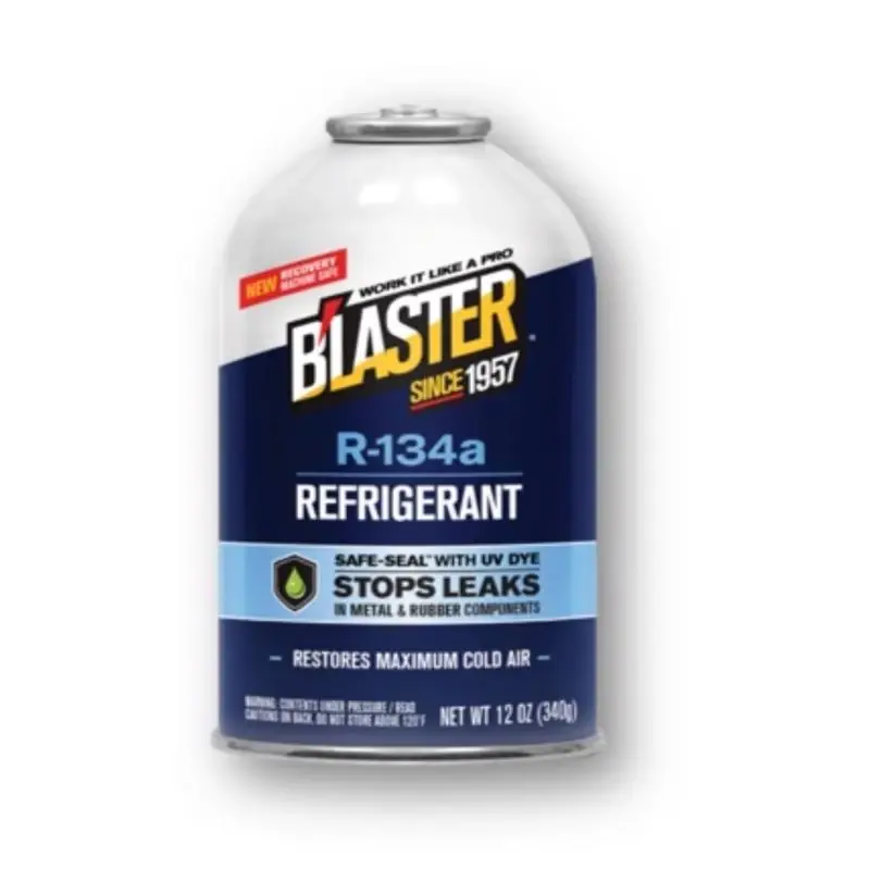 Blaster A/C Refrigerant Recharge Kit With Stop Leak, 12 Oz.