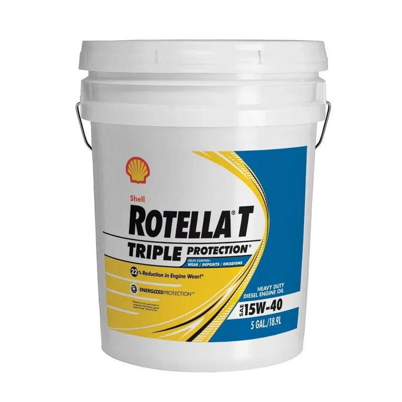 5 Gallon Shell Rotella T Triple Protection 15w-40 Heavy Duty Engine Oil