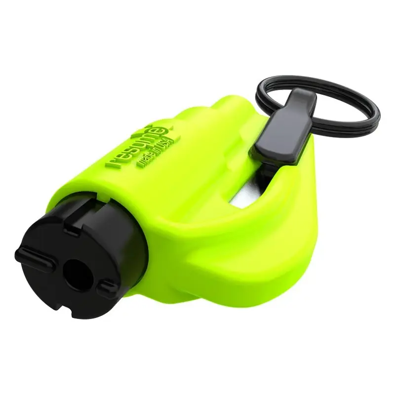Car Rescue Tool And Safety Keychain - Yellow Emergency Tool