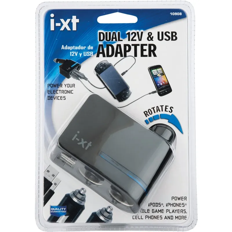 Dual 12-Volt USB Socket