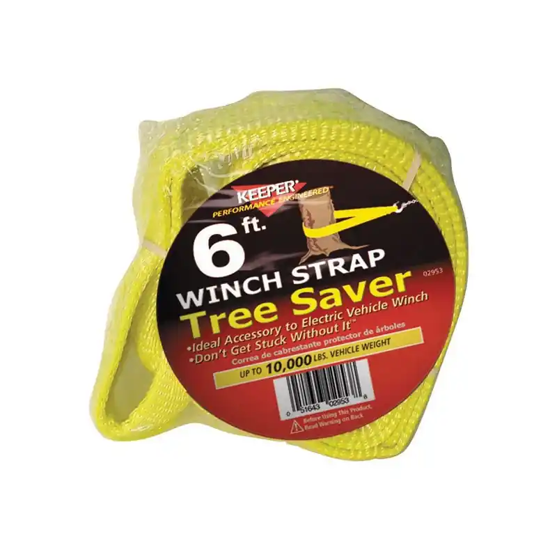 Tree Saver Winch Strap, 3 In. X 6 Ft.
