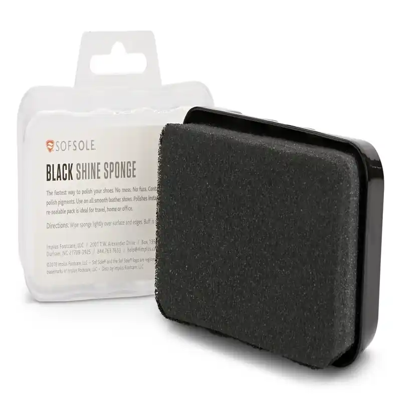 Sof Sole Black Shine Sponge For Leather And Vinyl