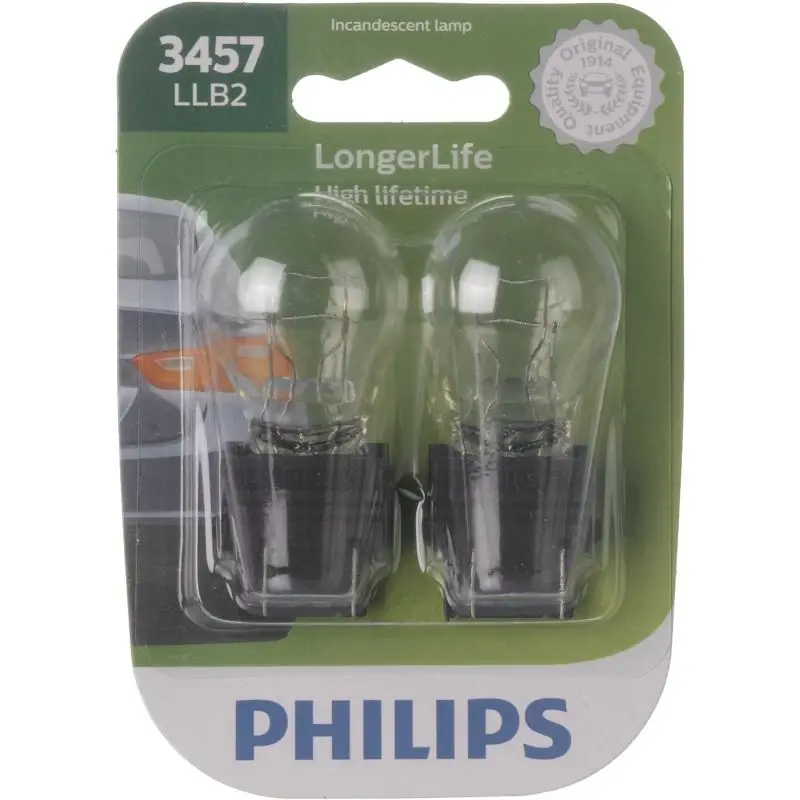 Longerlife Incandescent Miniature Automotive Bulb 3457llb2 For Parking/side Marker/turn