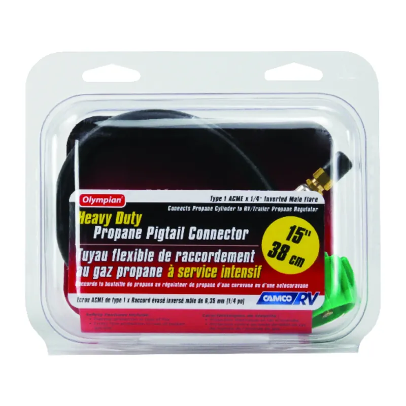 Camco 15 In. L Pigtail Propane Hose Connector 1 Pk