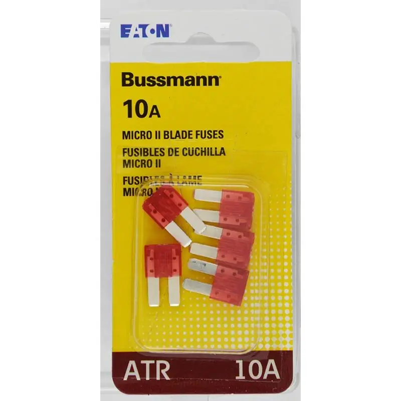 Bussmann 10 Amps ATR Red Blade Fuse 5 Pk