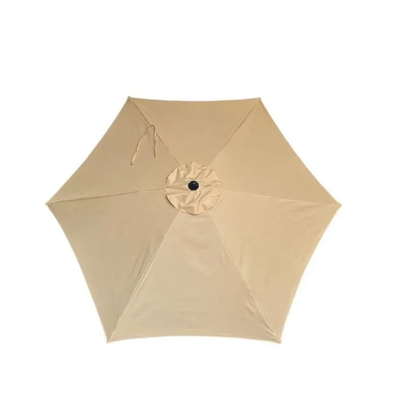 Living Accents 9‑Foot Yellow Tilting Market Umbrella – Aluminum Pole, Polyester Canopy