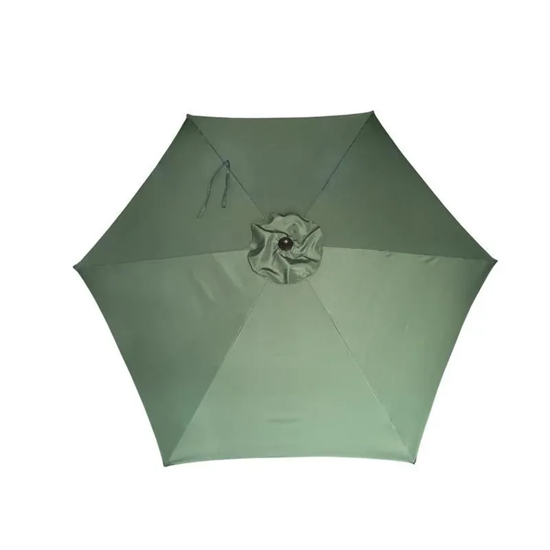 Hunter Green 9‑Foot Tilting Market Umbrella – Aluminum Pole, Polyester Canopy