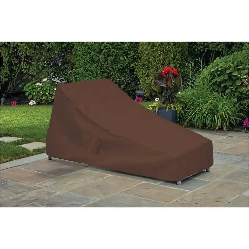 Living Accents Waterproof Polyester Chaise Lounge Cover – Durable Outdoor Furniture Protector