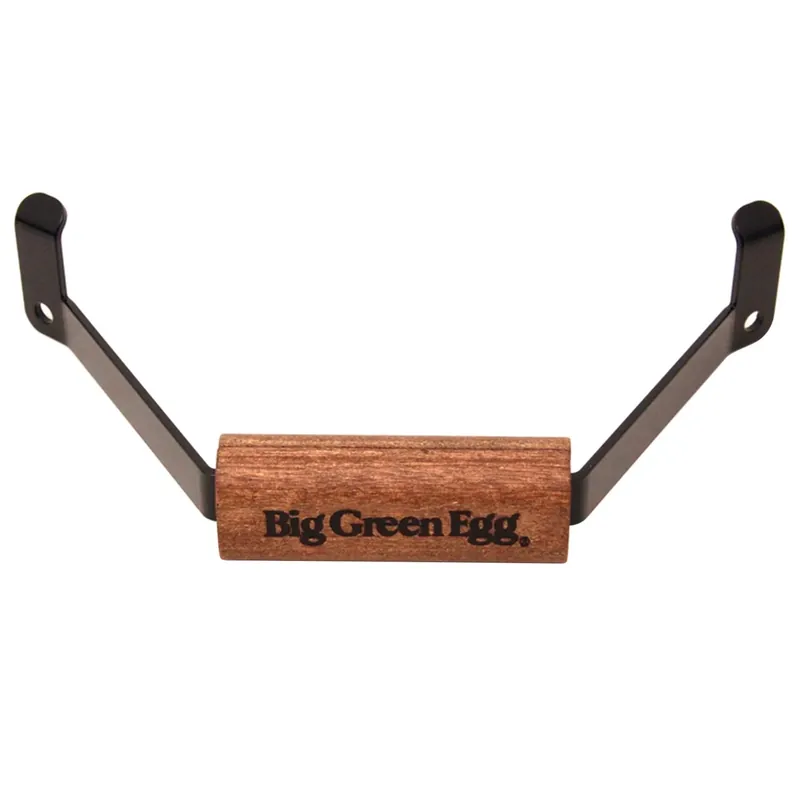 Steel And Wood Grill Handle For Medium Egg - Durable Replacement Part