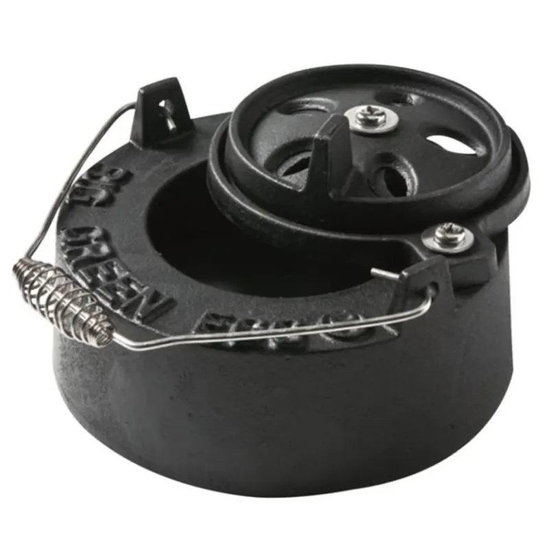 Cast Iron Vent Cap For Mini Egg - Dual Function Metal Top