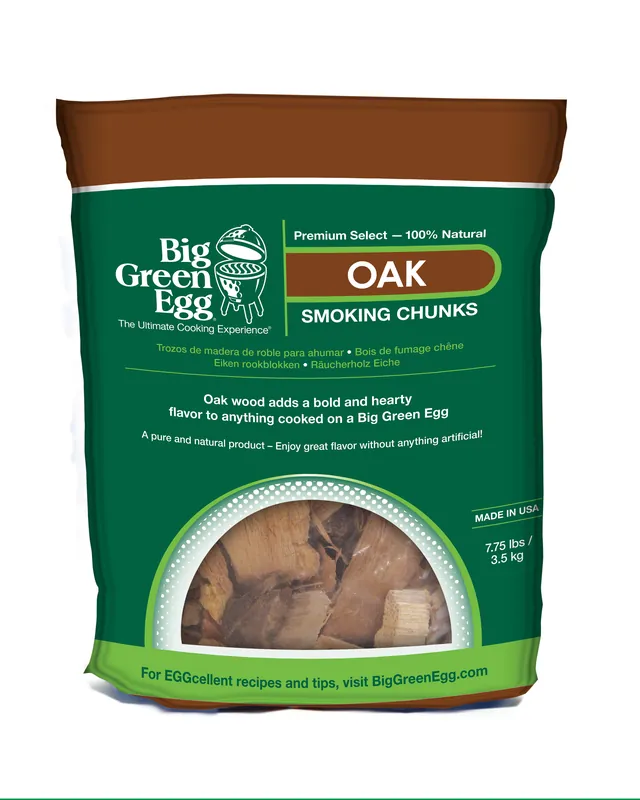 All Natural Oak Cooking Chunks 649 Cubic Inches - Premium Flavor Infusion