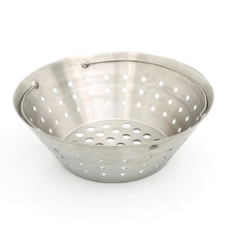 Stainless Steel Fire Bowl 14.87 In. W For Large Egg