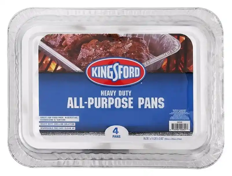 Kingsford Premium All‑Purpose Aluminum Baking Pan – 15.75" X 11.25"