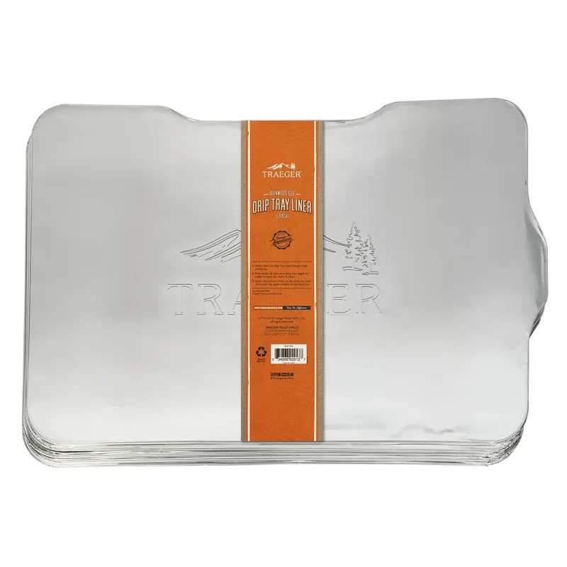 Traeger Aluminum Drip Tray Liner 21 In. L X 15.5 In. W For Traeger Ironwood 650