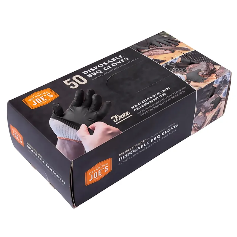Oklahoma Joe‘s Nitrile Grilling Glove 9.5 In. W 50 Pc