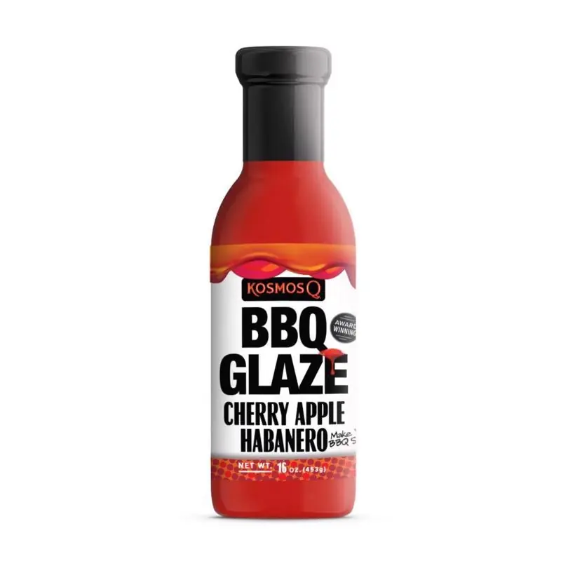 16 Oz Cherry Apple Habanero Rib Glaze Bbq Sauce