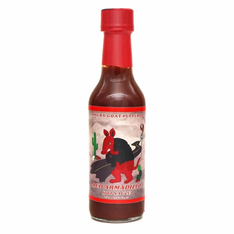 Red Armadillo Hot Sauce 5 Oz - Smoky & Sweet Flavor