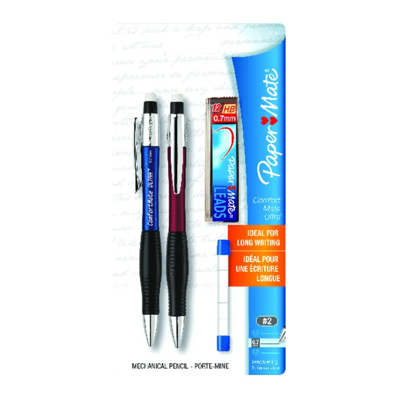 Paper Mate Comfort Mate Ultra 2HB 0.7 Mm Mechanical Pencil 2 Pk