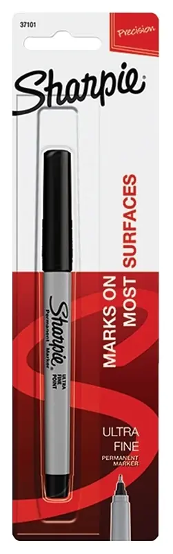 Sharpie Black Ultra Fine Tip Permanent Marker 1 Pk